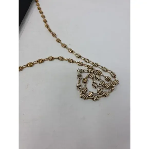 Vintage 70s Gucci Blondie GG Canvas Purse Clutch Brass Chain Made in Italy Black - Picture 2 of 14